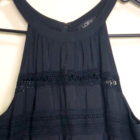 Ann Taylor Loft Beautiful Black One Piece Set - Picture 3 of 4